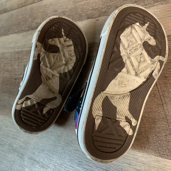 Converse Unicorn Rainbow Todder Sneakers - Picture 4 of 5